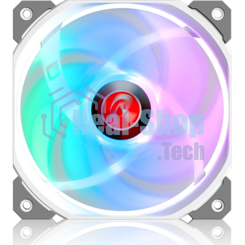 Вентилятор для корпуса Case Cooler Raijintek AGERAS 12 ARGb-1 (120x120x25мм, 4-pin PWM, 67.38CFM, 33dBA, 2200RPM, белый)