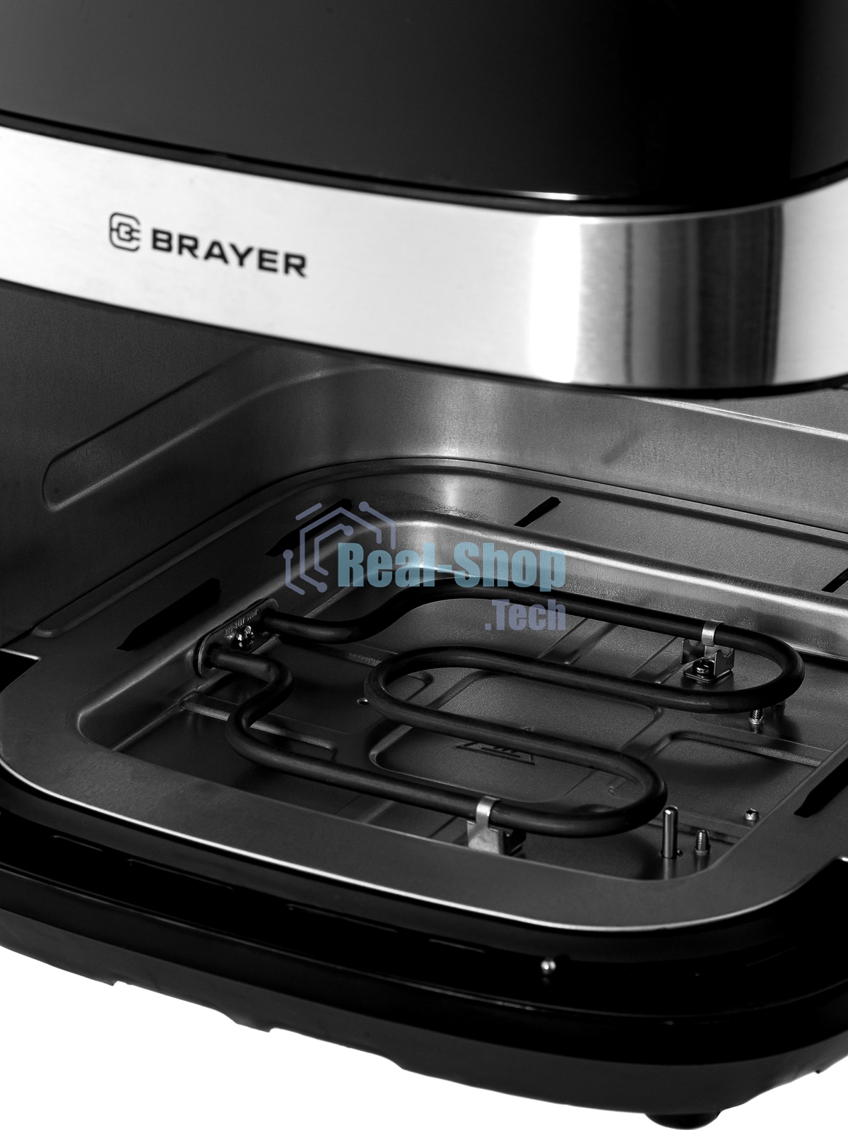 Аэрогриль Brayer 2044BR черный, 2200 Вт, 8 л, сенсор, 10 программ