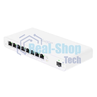 Маршрутизатор Ubiquiti UISP Router 2 ядра (880 МГц), 8х 1G RJ45, 1х SFP, раздача PoE 110 Вт