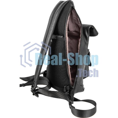 Рюкзак слинг Piquadro Harper CA6784AP/N черный кожа
