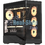 Компьютерный корпус Formula V Line Crystal U9 PA Black, ATX, TYPE-C*1, USB3.0*2, Curved Glass, SIDE 3x PERFORMANCE ARGB, REAR 1x PERFORMANCE ARGB