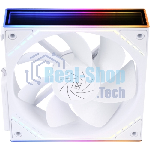 Кулер для корпуса Thermalright TL-M12QRW Reverse (124x120x25mm, 4-pin PWM, ARGB, 47.6CFM, 23.2dBA, 1500RPM, White)