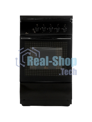 Плита Газовая Flama FG 24022 B коричневый (стеклянная крышка) реш.чугун