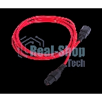 Шнур питания с фиксатором REM IEC 60320 C13/IEC 60320 C14, 10 А/250 В (3 * 1,0), длина 1,8 м, красный R-10-Cord-C13-C14-1.8-Red