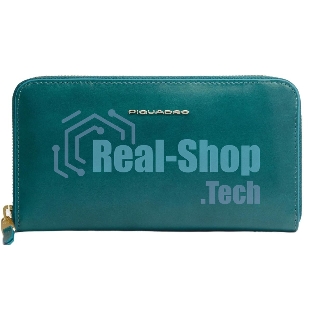 Кошелек женский Piquadro Blue Square PD1515B2R/OT3 синий петроль натур.кожа