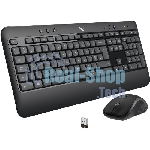 Комплект клавиатура+мышь Logitech MK540 беспроводной, USB, 1000 DPI, чёрный