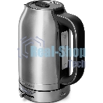 Чайник электрический KitchenAid 5KEK1701ESX стальной, 1.7 л, 2400 Вт
