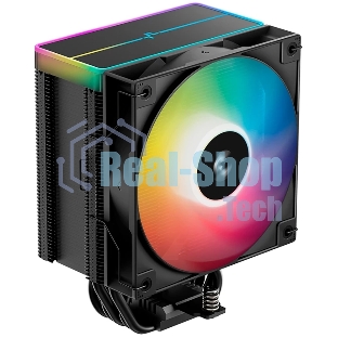 Кулер для процессора DEEPCOOL AG500 BK ARGb V2 черный 120мм алюминий+медь 1900rpm 29.4db 40pin 240W 160мм