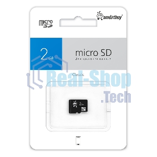 Флеш карта MicroSD (Transflash) Smartbuy 2 Gb (без адаптера)