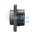 Светорегулятор Kranz KR-78-0732-2 ROUND (диммер) 300Вт с/у титан