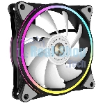 Вентилятор для корпуса Alseye HALO PRO B-R черный, 120 мм, 2100 об/мин, 26 дБ, 4 pin