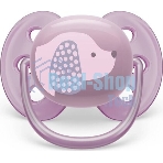 Пустышка Philips Avent ultra soft, собачка, 6-18 мес., 1 шт.