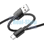 Кабель Hoco X96 Hyper 27W TYPE-C USB (m)-USB Type-C (m) 1м черный коробка