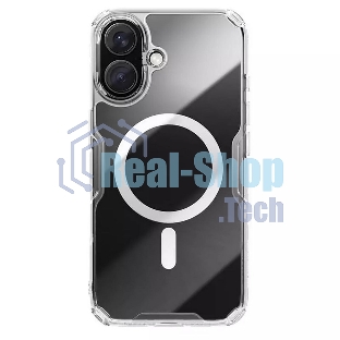 Чехол Nature TPU Pro Magnetic Case, белый, (AP iP16 Plus)