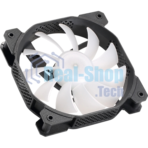 Вентилятор для корпуса Aerocool/Formula Cosmic 12BK FR RGb черный, 120 мм, 1100 об/мин, 22.3 дБ, 4 pin