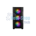 Компьютерный корпус MSI MAG FORGE M100A, Mini-Tower, черный 4x120мм