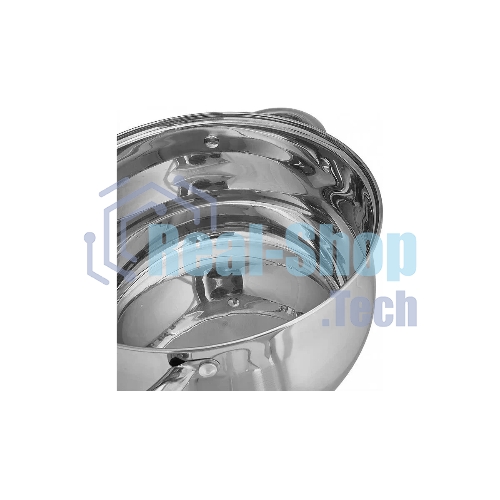 Кастрюля WEBBER BE-355/2 6,5 л, 24 см, из нержавеющей стали со стеклянной крышкой