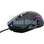 Мышь проводная GMNG XM003 черный, 32000 dpi, USB, кнопки - 10