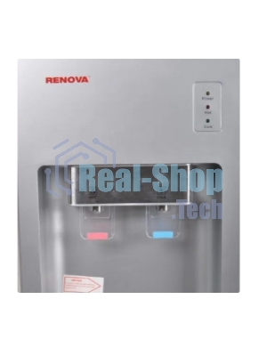 Кулер для воды Renova DC-F1C, верхняя загрузка, нагрев 95 °С, охлаждение 5 °С, серебристый