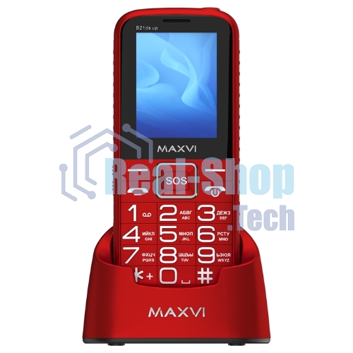 Мобильный телефон Maxvi B21ds up красный