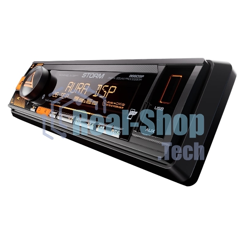 Автомагнитола AURA STORM-866DSP, 1 DIN, Bluetooth, USB Type-A, AUX, пульт ДУ