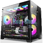 Компьютерный корпус AeroCool/Formula Crystal Z5 черный без БП mATX 1x120мм 2xUSB 2.0 1xUSB 3.0 audio bott PSU