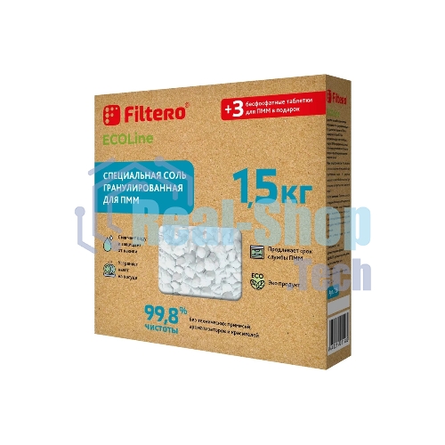 Специальная соль гранулированная Filtero ECOline 1,5 кг + 3 таб., 726
