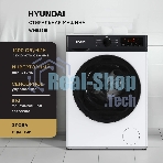 Стиральная машина Hyundai WME8215 белая, загрузка фронтальная 8 кг, 1200 об/мин, класс A