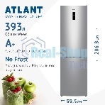 Холодильник Atlant ХМ-4626-181-NL серебристый двухкамерный 254/94л морозилка снизу, No Frost