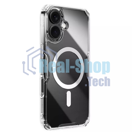 Чехол Nature TPU Pro Magnetic Case, белый, (AP iP16 Plus)