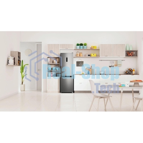 Холодильник Indesit ITS 5180 NG, темно-серый, двухкамерный 220/78л морозилка снизу, No Frost