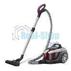 Пылесос BQ VC1610C Xtreme Power серый-фиолетовый, 500/1600 Вт, уборка сухая, пылесборник контейнер 2.5 л