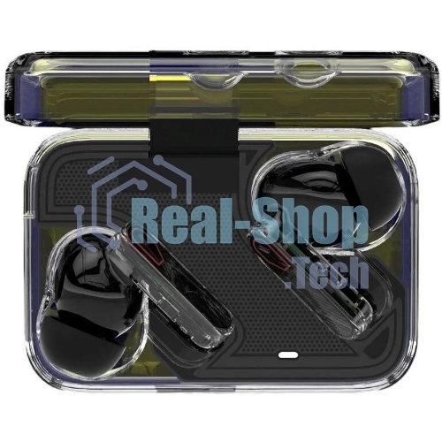 Беспроводные TWS наушники Aksberry B21 Crystal черный, вкладыши, Bluetooth, до 4 ч
