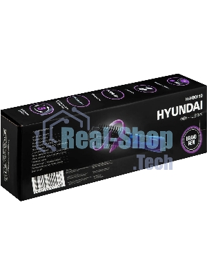 Фен-щётка Hyundai H-HB0110 синий, 1000 Вт, ионизация, 40/50 мм