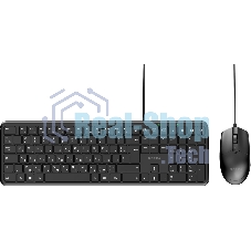 Комплект клавиатура+мышь Nerpa NRP-KG100-W-BLK проводной, USB, 1000 DPI, чёрный Комплект клавиатура+мышь Nerpa NRP-KG100-W-BLK проводной, USB, 1000 DPI, чёрный