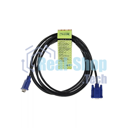 Кабель соединительный SVGA (15M/M) 3 м 2 фильтра TV-COM QCG120H-3M