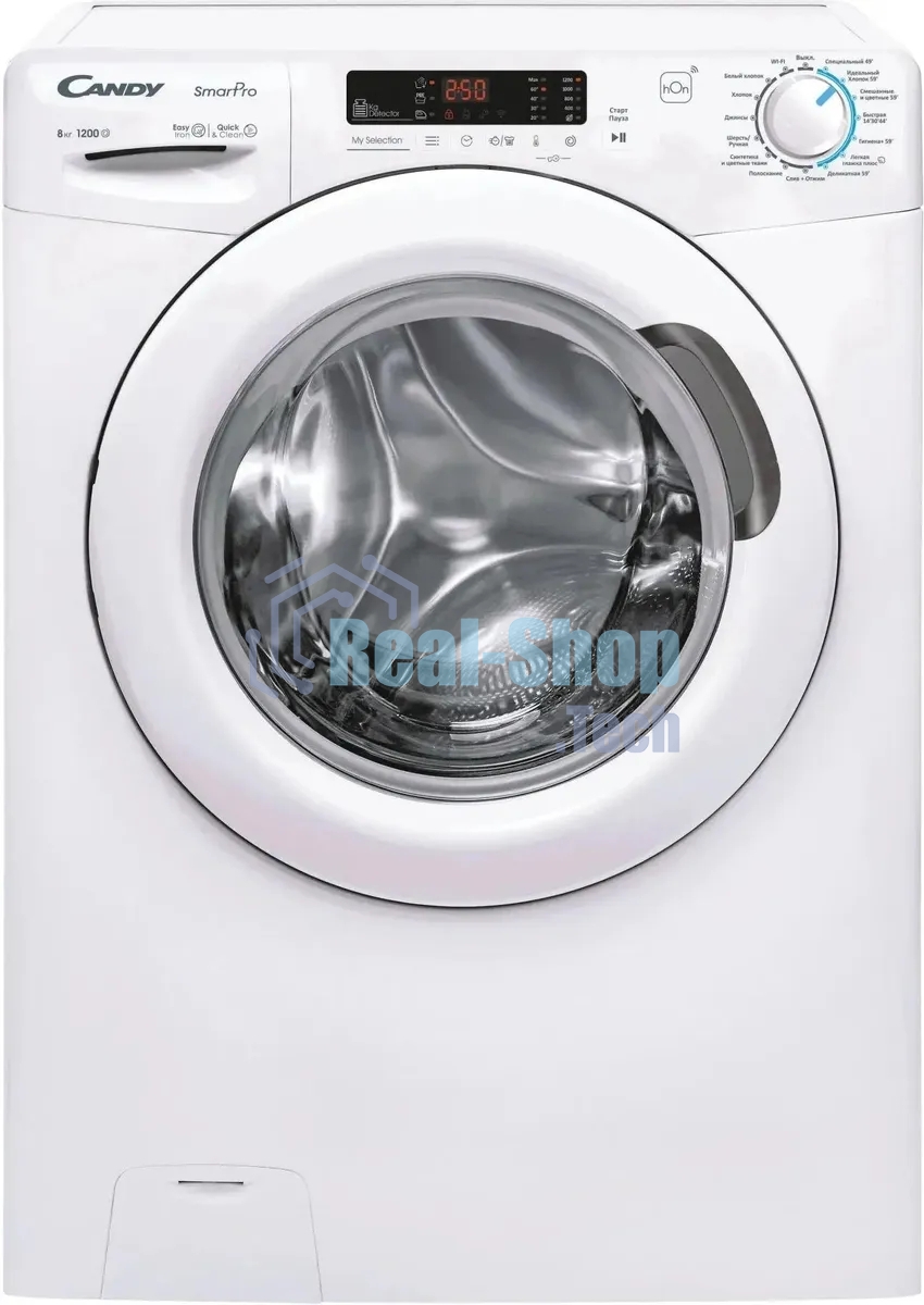 Стиральная машина Candy CSH44283DW/2-07 белый, загрузка фронтальная 8кг, 1200 об/мин., класс: А
