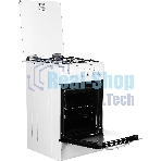 Плита газовая Kraft KF-FSK5404AGWG белый, конфорок 4 газовых, духовка 58 л, 50 см x 87 см x 63 см