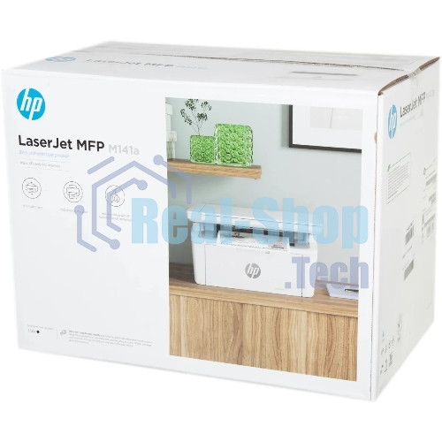 МФУ лазерное HP LaserJet M141a (7MD73A), A4, ч/б, печ. до 20 стр/мин., 600 x 600 dpi, USB