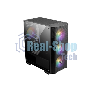 Компьютерный корпус MSI MAG FORGE M100A, Mini-Tower, черный 4x120мм