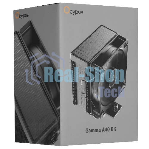 Кулер для процессора Ocypus Gamma A40 BK Gamma-A40-BK1NNWN00X-GL черный 100мм алюминий+медь 29,5db 4-pin 200W 133мм