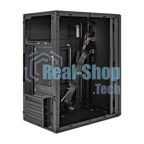 Компьютерный корпус Minitower ExeGate BAA-308-AAA450 (mATX, БП AAA450 с вент. 8см, 2хUSB, HD Audio, черный)