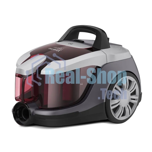 Пылесос BQ VC1610C Xtreme Power серый-фиолетовый, 500/1600 Вт, уборка сухая, пылесборник контейнер 2.5 л