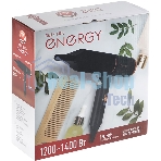 Фен ENERGY EN-805 черный/золотистый, 1400 Вт