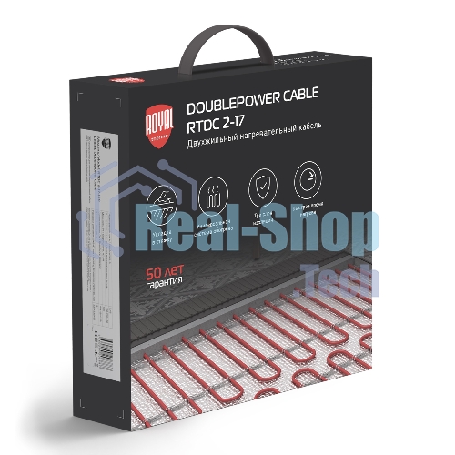 Кабель нагревательный Royal Thermo Doublepower Cable RTDC 2-17-600 (комплект)