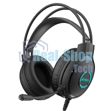 Гарнитура A4Tech Fstyler FH300U чёрный, проводная, USB, подсветка