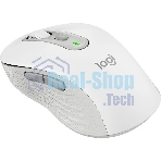 Мышь беспроводная Logitech M750 белый, 4000 dpi, радиоканал, Bluetooth, USB, кнопки - 5