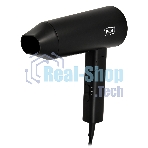 Фен Puff 1301Bl черный, 1300 Вт, компактный