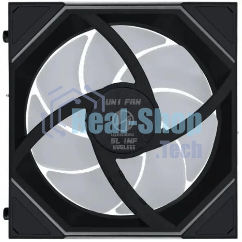 Вентилятор для корпуса Lian-Li Uni Fan SL-INF Wireless 120 ARGB 120х122.1x28 черный 4-pin 29.2дБ (G99.12SLIN1W1B.R0) Ret