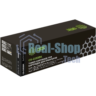 Картридж лазерный Cactus CS-C055BK черный (2300 стр.) для Canon LBP663Cdw, LBP664Cx, MF746Cx, MF742Cdw, MF744Cdw